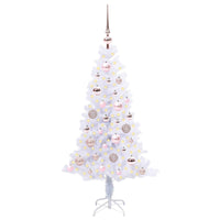 Albero di Natale artificiale Bianco 120 cm PVC e Acciaio 3426641