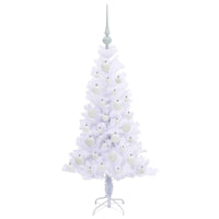 Albero di Natale artificiale Bianco 120 cm PVC e Acciaio 3426642