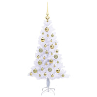 Albero di Natale artificiale Bianco 120 cm PVC e Acciaio 3426643