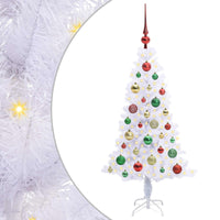 Albero di Natale artificiale Bianco 120 cm PVC e Acciaio 3426647