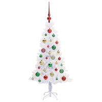 Albero di Natale artificiale Bianco 120 cm PVC e Acciaio 3426647