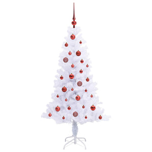 Albero di Natale artificiale Bianco 150 cm PVC e Acciaio 3426648