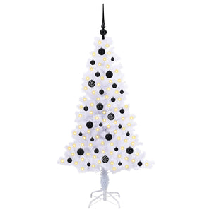 Albero di Natale artificiale Bianco 150 cm PVC e Acciaio 3426649
