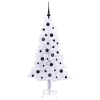 Albero di Natale artificiale Bianco 150 cm PVC e Acciaio 3426649