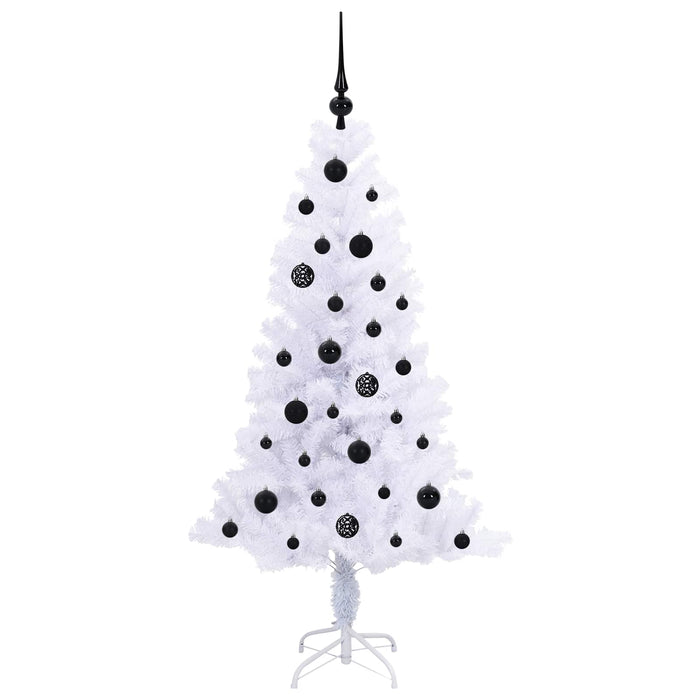 Albero di Natale artificiale Bianco 150 cm PVC e Acciaio 3426649