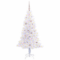 Albero di Natale artificiale Bianco 150 cm PVC e Acciaio 3426650