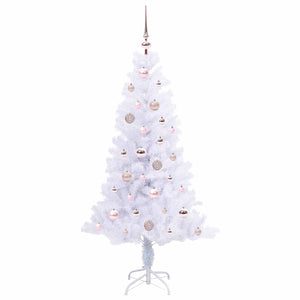 Albero di Natale artificiale Bianco 150 cm PVC e Acciaio 3426650
