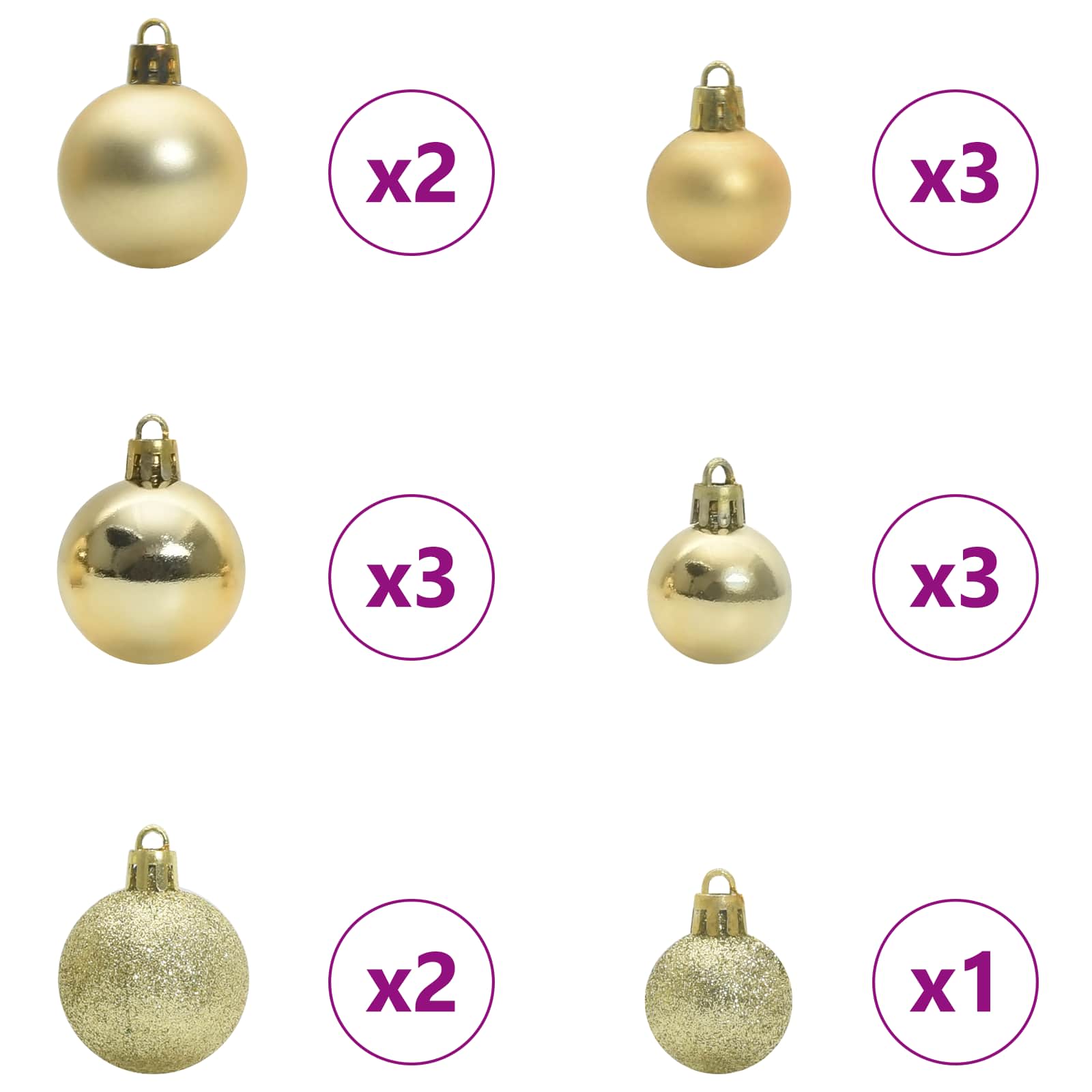 Albero di Natale artificiale Bianco 150 cm PVC e Acciaio 3426656