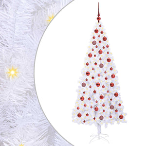 Albero di Natale artificiale Bianco 180 cm PVC e Acciaio 3426657