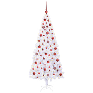 Albero di Natale artificiale Bianco 180 cm PVC e Acciaio 3426657