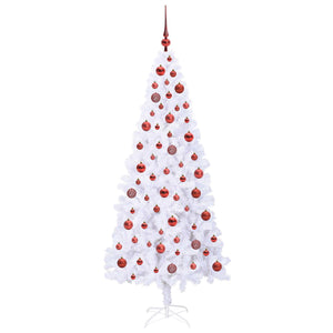 Albero di Natale artificiale Bianco 180 cm PVC e Acciaio 3426657
