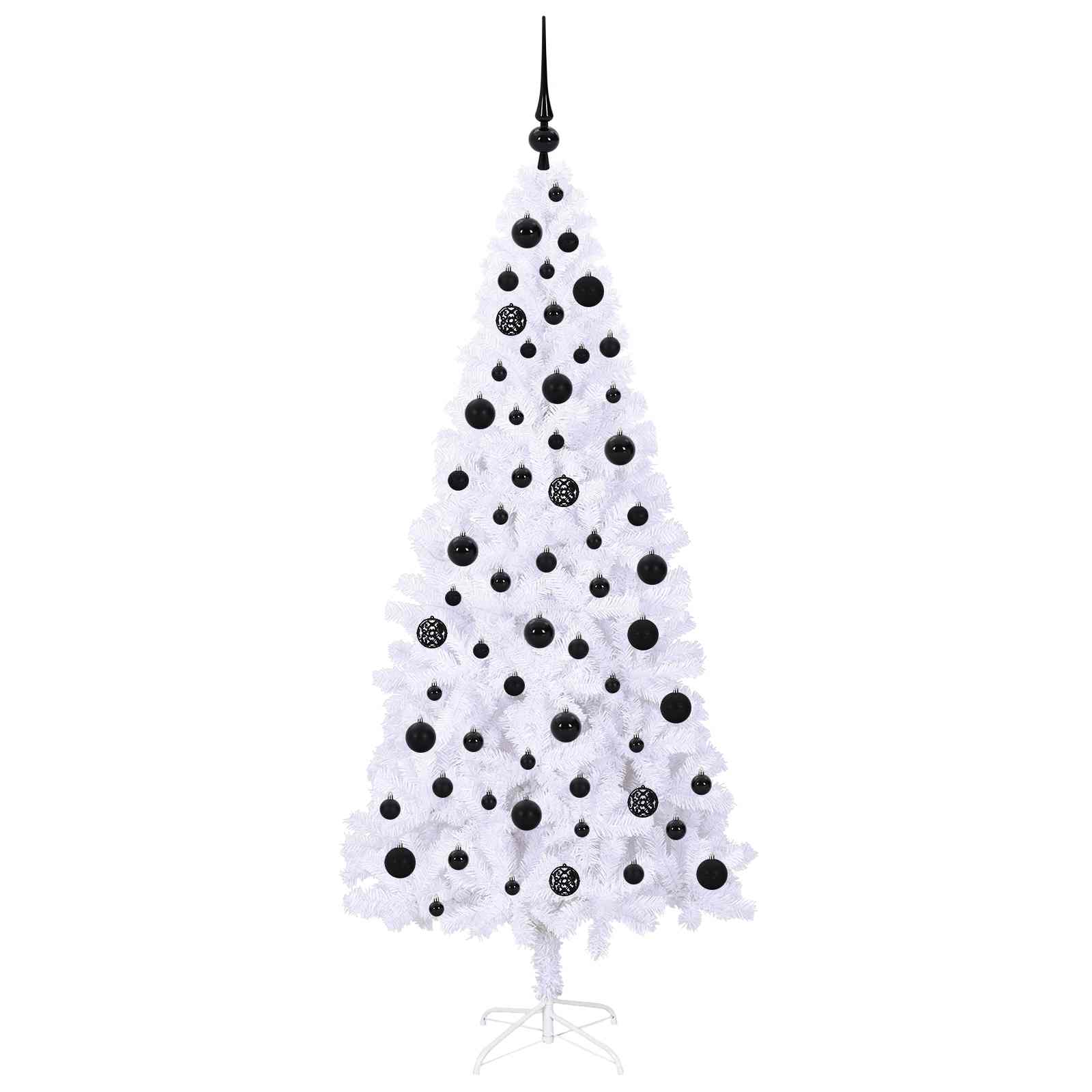 Albero di Natale artificiale Bianco 180 cm PVC e Acciaio 3426658