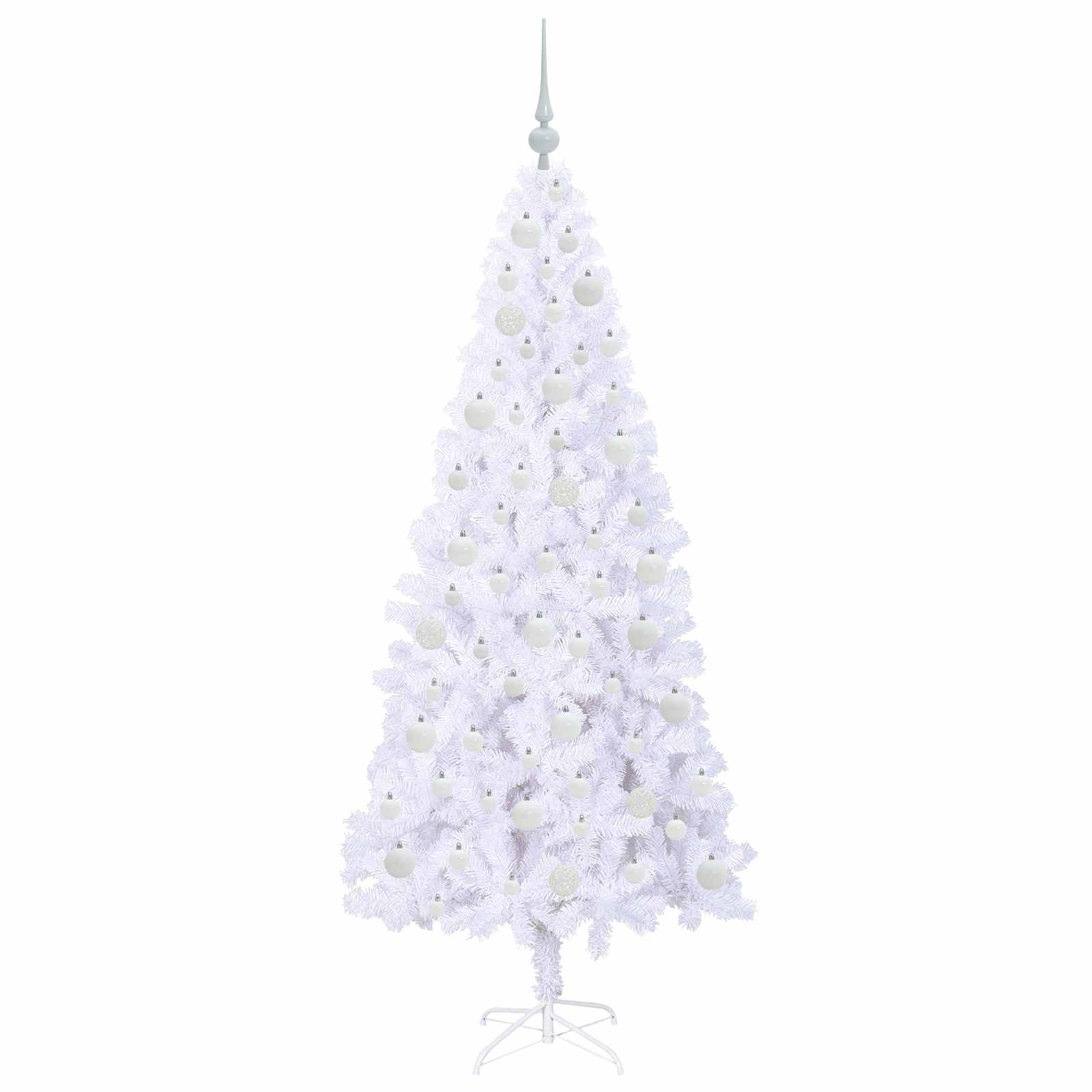 Albero di Natale artificiale Bianco 180 cm PVC e Acciaio 3426660