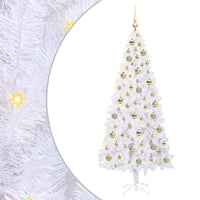Albero di Natale artificiale Bianco 180 cm PVC e Acciaio 3426661