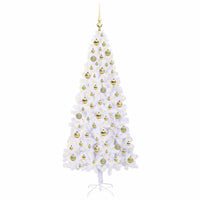 Albero di Natale artificiale Bianco 180 cm PVC e Acciaio 3426661