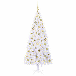 Albero di Natale artificiale Bianco 180 cm PVC e Acciaio 3426661