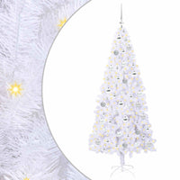 Albero di Natale artificiale Bianco 180 cm PVC e Acciaio 3426662