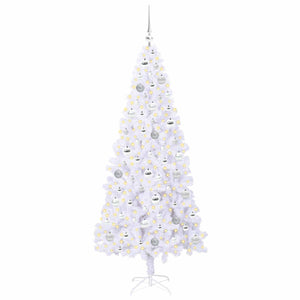 Albero di Natale artificiale Bianco 180 cm PVC e Acciaio 3426662