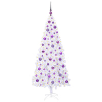Albero di Natale artificiale Bianco 180 cm PVC e Acciaio 3426663