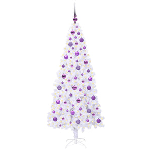 Albero di Natale artificiale Bianco 180 cm PVC e Acciaio 3426663