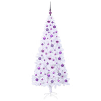 Albero di Natale artificiale Bianco 180 cm PVC e Acciaio 3426663