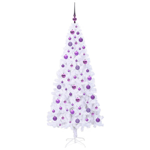 Albero di Natale artificiale Bianco 180 cm PVC e Acciaio 3426663