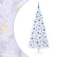 Albero di Natale artificiale Bianco 180 cm PVC e Acciaio 3426664