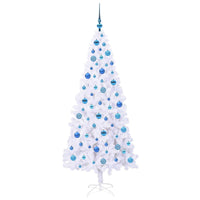 Albero di Natale artificiale Bianco 180 cm PVC e Acciaio 3426664