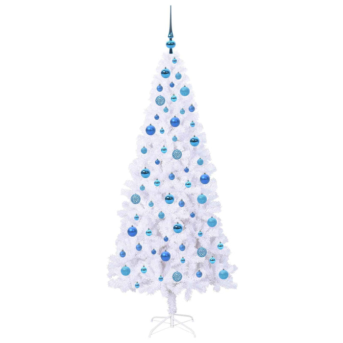 Albero di Natale artificiale Bianco 180 cm PVC e Acciaio 3426664