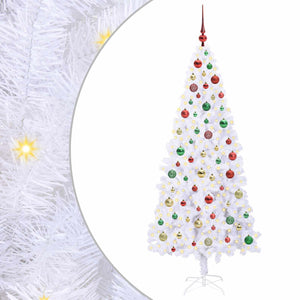 Albero di Natale artificiale Bianco 180 cm PVC e Acciaio 3426665