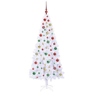 Albero di Natale artificiale Bianco 180 cm PVC e Acciaio 3426665