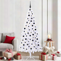 Albero di Natale artificiale Bianco 210 cm PVC e Acciaio 3426667