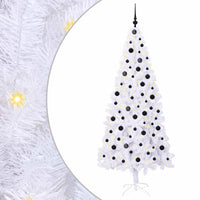 Albero di Natale artificiale Bianco 210 cm PVC e Acciaio 3426667