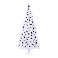 Albero di Natale artificiale Bianco 210 cm PVC e Acciaio 3426667
