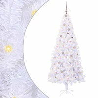Albero di Natale artificiale Bianco 210 cm PVC e Acciaio 3426668