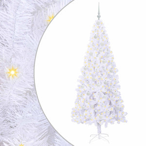 Albero di Natale artificiale Bianco 210 cm PVC e Acciaio 3426669
