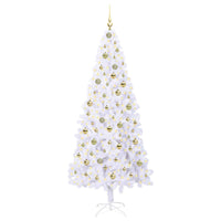 Albero di Natale artificiale Bianco 210 cm PVC e Acciaio 3426670