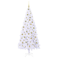 Albero di Natale artificiale Bianco 210 cm PVC e Acciaio 3426670