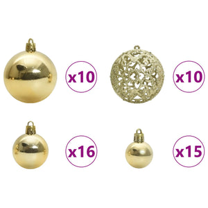 Albero di Natale artificiale Bianco 210 cm PVC e Acciaio 3426670