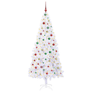 Albero di Natale artificiale Bianco 210 cm PVC e Acciaio 3426674