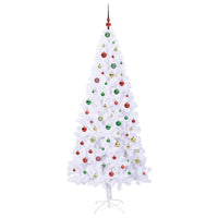 Albero di Natale artificiale Bianco 210 cm PVC e Acciaio 3426674