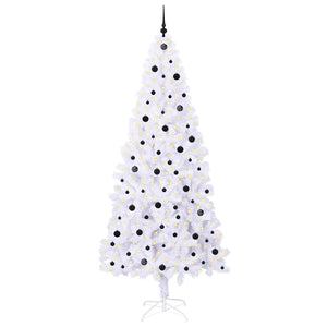 Albero di Natale artificiale Bianco 240 cm PVC e Acciaio 3426676