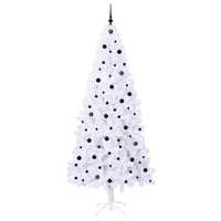 Albero di Natale artificiale Bianco 240 cm PVC e Acciaio 3426676