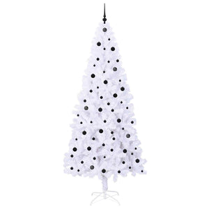 Albero di Natale artificiale Bianco 240 cm PVC e Acciaio 3426676