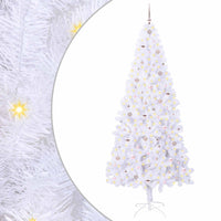 Albero di Natale artificiale Bianco 240 cm PVC e Acciaio 3426677