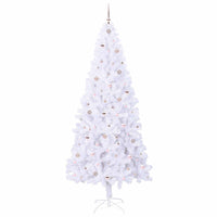 Albero di Natale artificiale Bianco 240 cm PVC e Acciaio 3426677