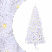 Albero di Natale artificiale Bianco 240 cm PVC e Acciaio 3426678