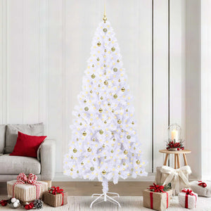 Albero di Natale artificiale Bianco 240 cm PVC e Acciaio 3426679