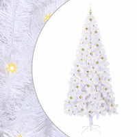 Albero di Natale artificiale Bianco 240 cm PVC e Acciaio 3426679