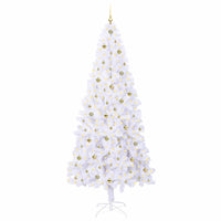 Albero di Natale artificiale Bianco 240 cm PVC e Acciaio 3426679